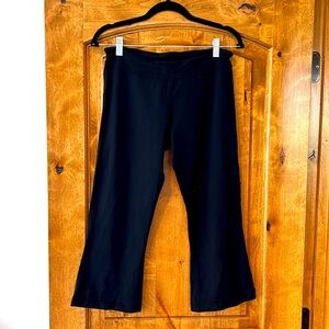 Lululemon Black Cropped Flared Pants
